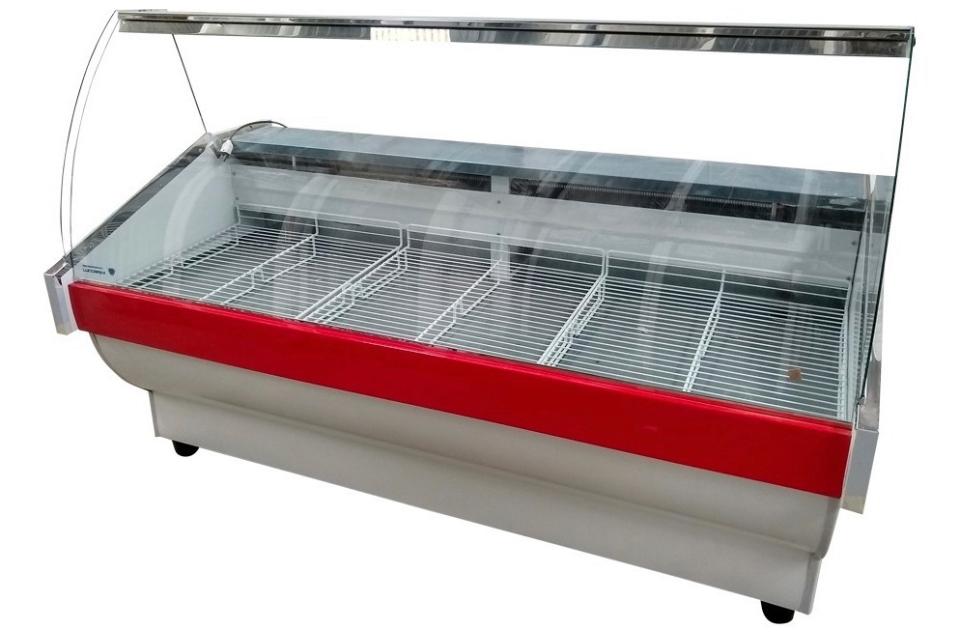 HELADERA BATEA USMAN VIDRIO CURVO 1500