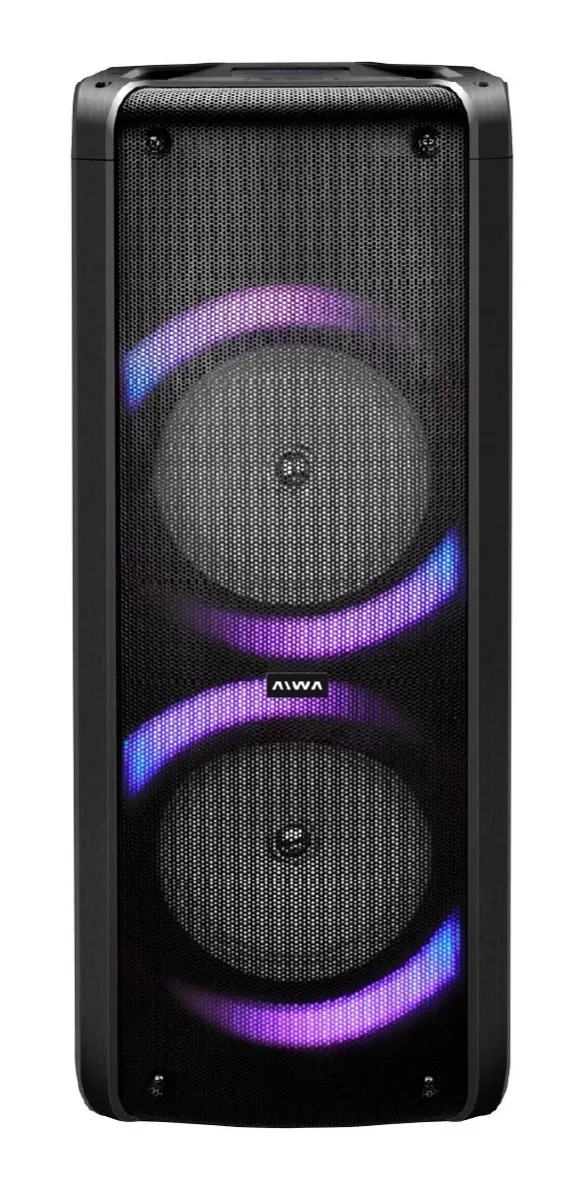 PARLANTE AIWA TORRE BLUETOOTH PORTATIL LUCES 6500w AWT506RPB