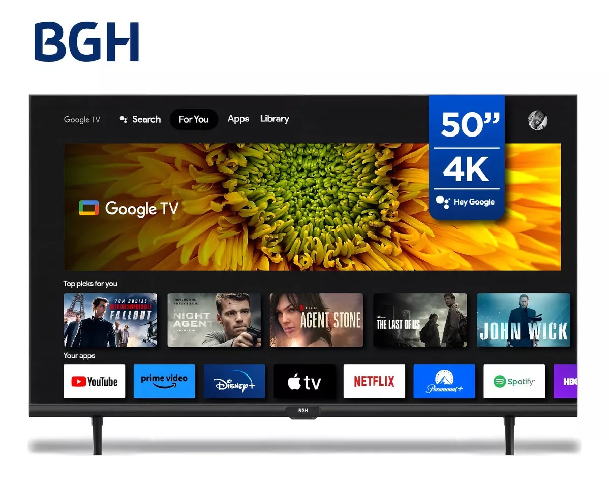 SMART TV 50" BGH B5023US6G GTV