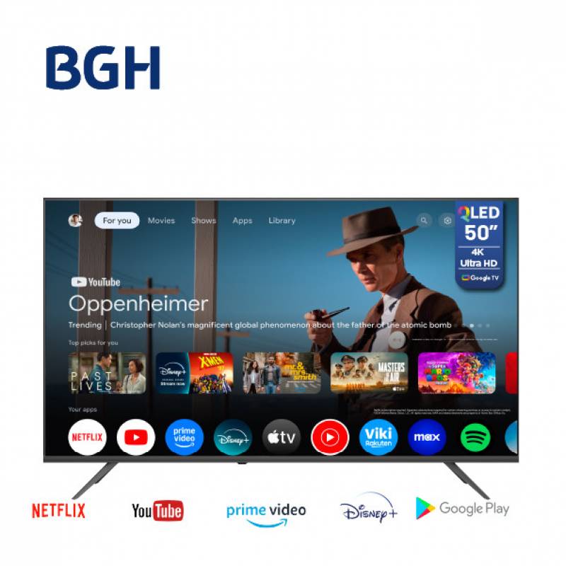 SMART TV 50" QLED BGH B5026US7G GTV